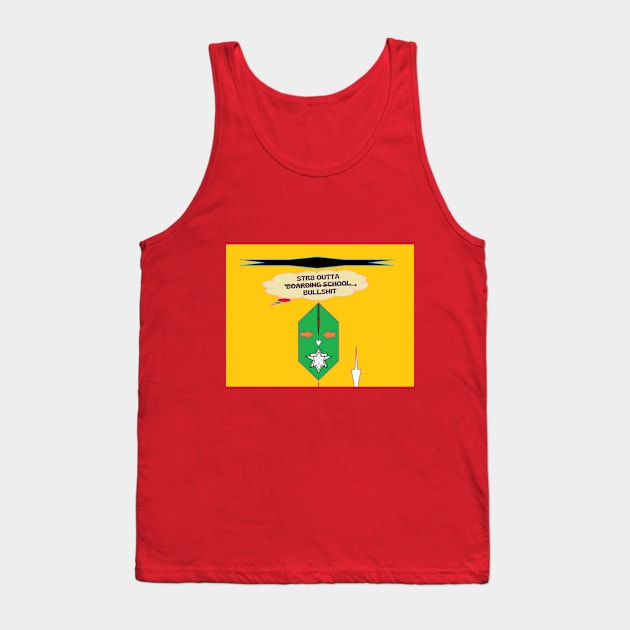 Str8 Outta Boarding School Bullshit Tank Top by Str8 Outta B.S. Podcast